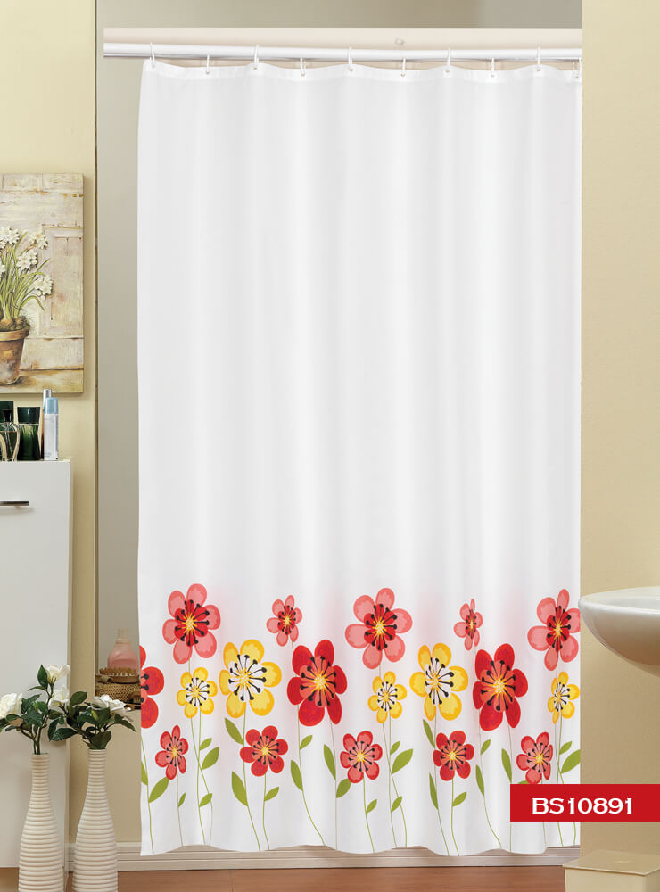 Bathroom Curtain Double Sash
