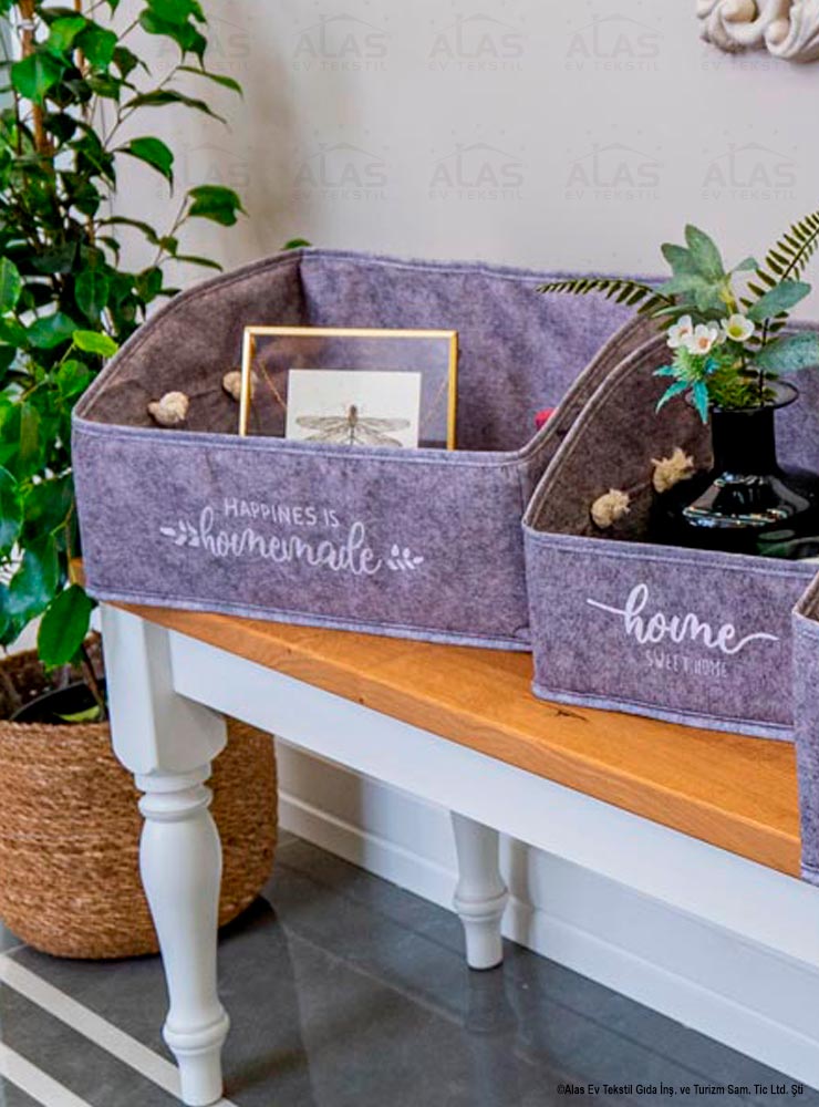 Felt Rectangular Shelf Organizer – Maxi