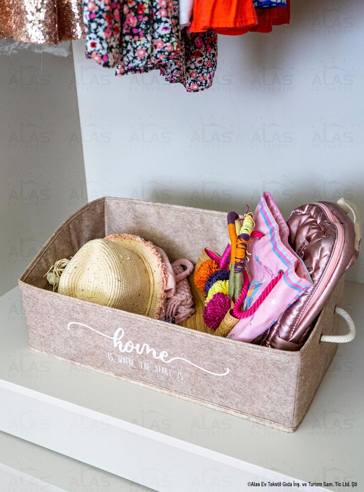 Felt Rectangular Shelf Organizer – Mega