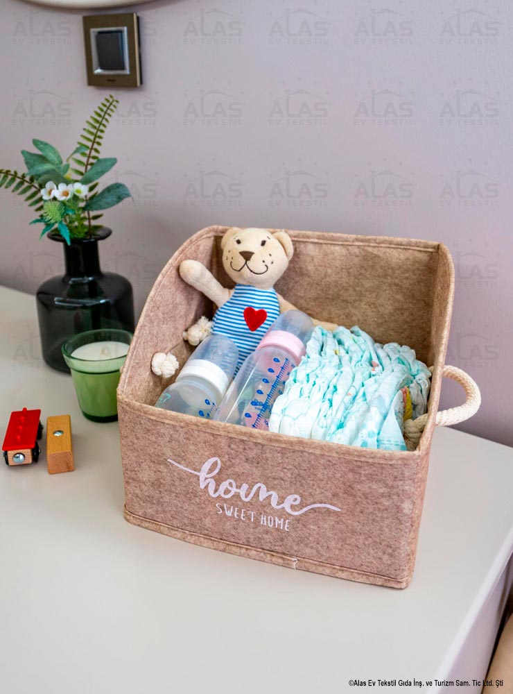 Felt Rectangular Shelf Organizer – Mini