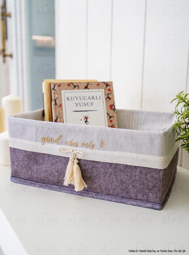 Felt Rectangular Basket – Maxi