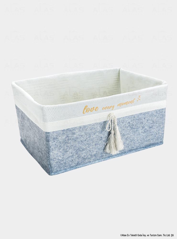 Felt Rectangular Basket – Mega