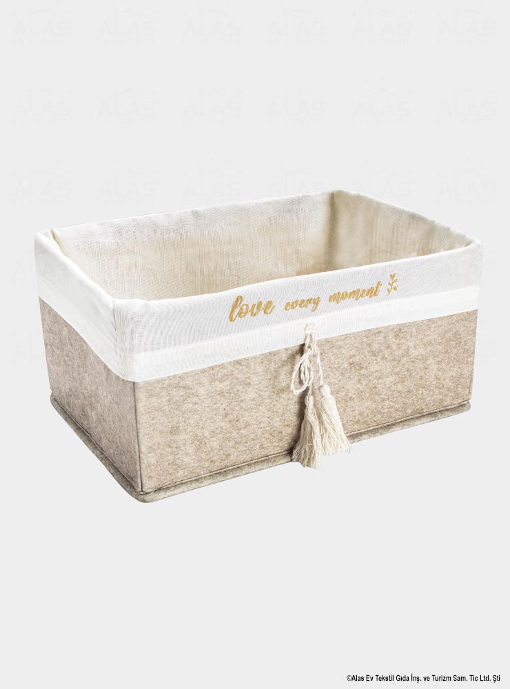 Felt Rectangular Basket – Mega