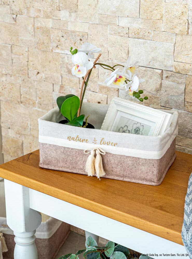 Felt Rectangular Basket – Mini