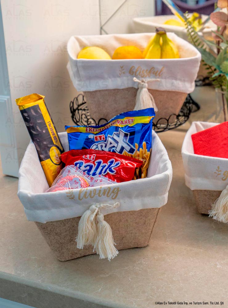 Felt Square Basket – Maxi