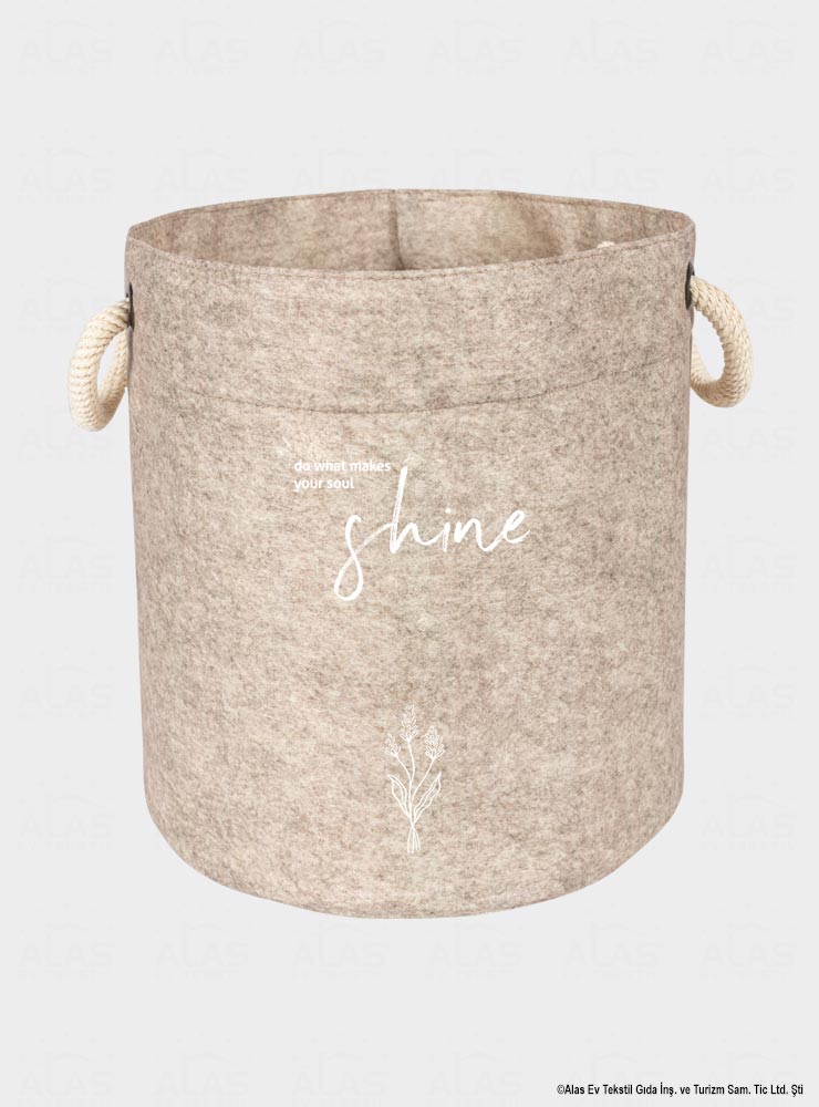 Round Maxi With Felt Handles