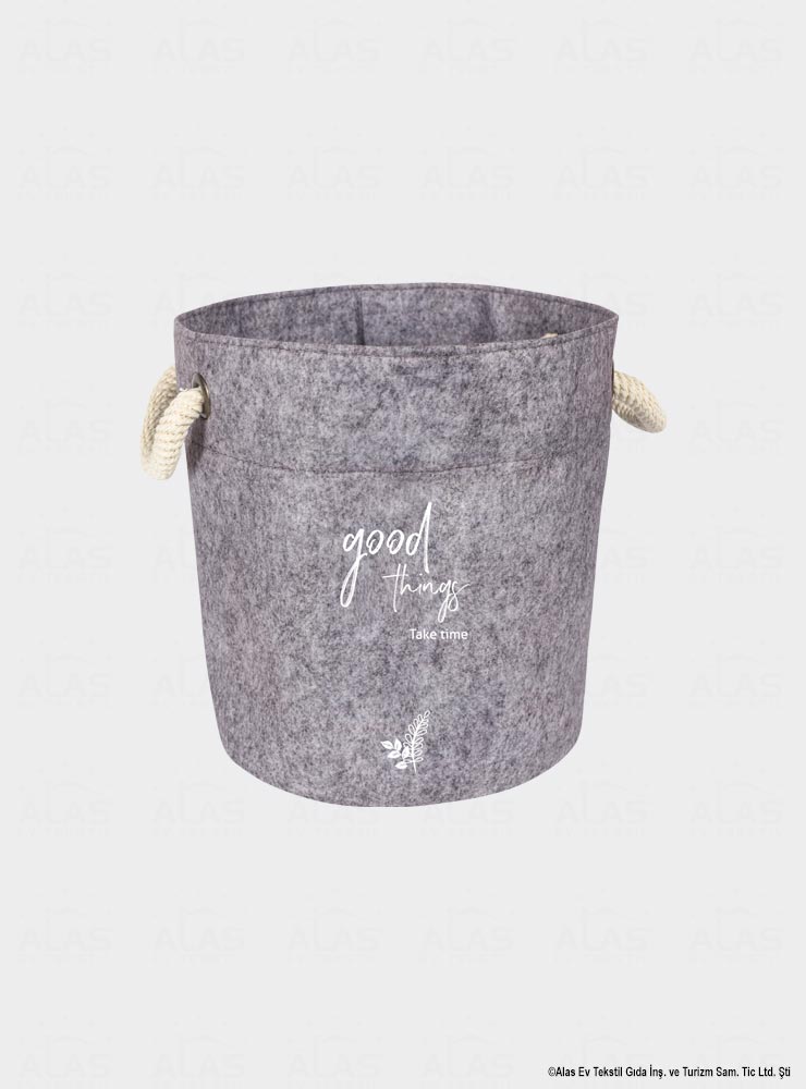 Round Mini With Felt Handle