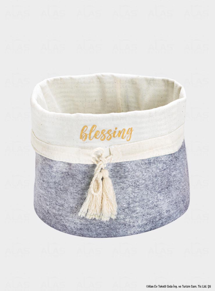 Felt Round Basket – Maxi