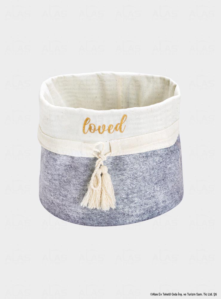 Felt Round Basket – Mini