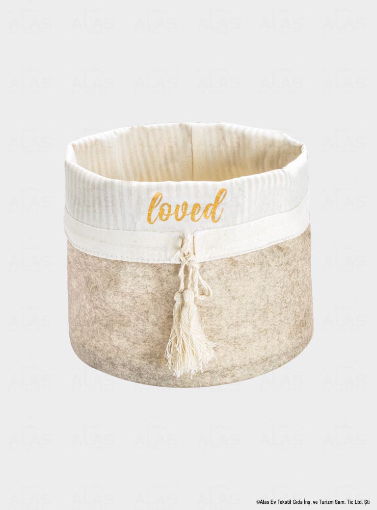 Felt Round Basket – Mini
