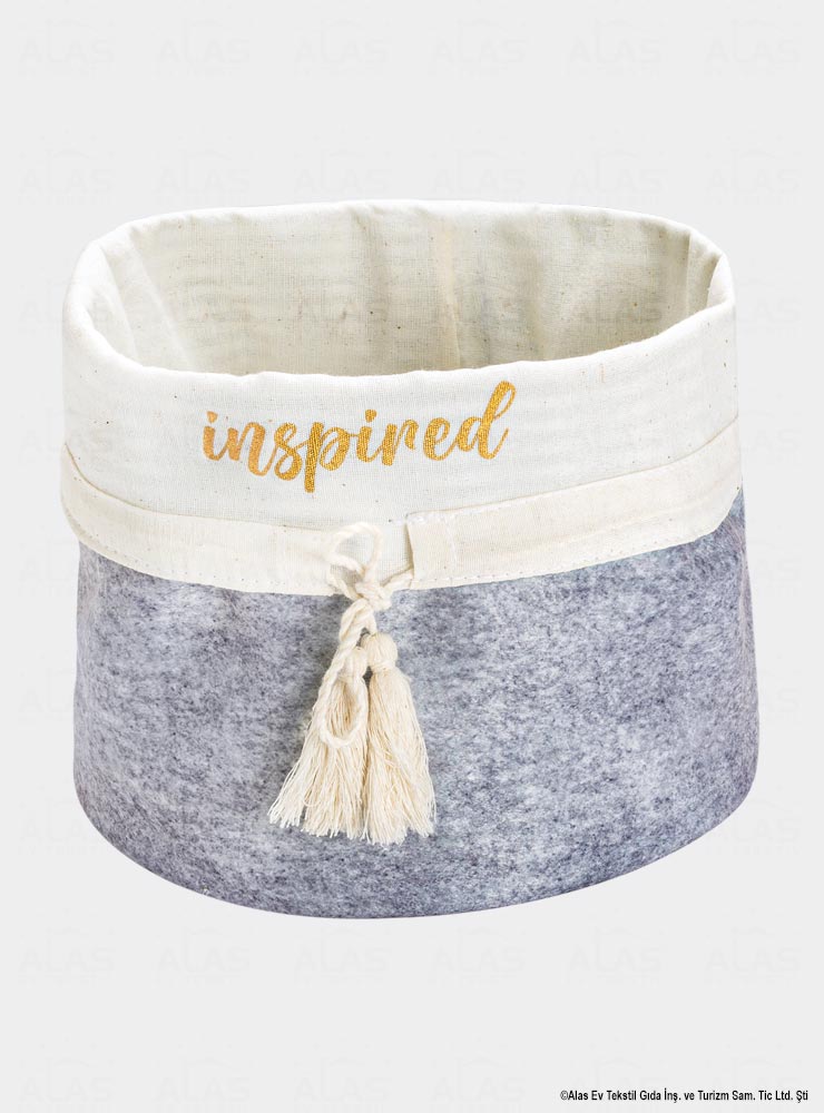 Felt Round Basket Mega